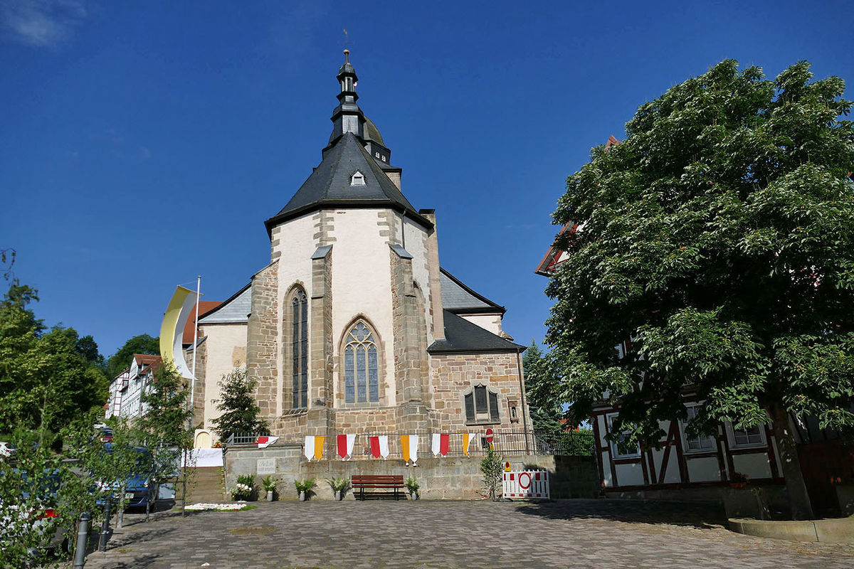 Fronleichnamsprozession in Naumburg